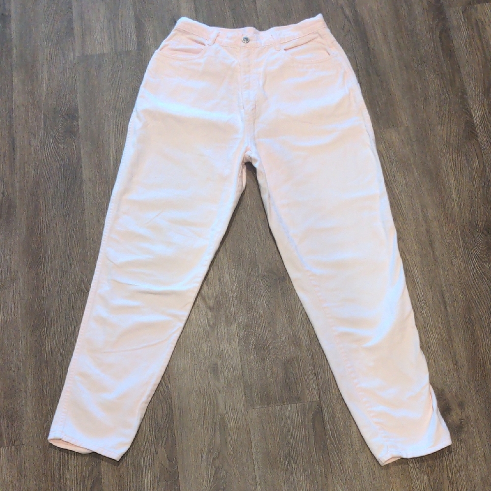 Baby Pink Vintage High Waisted Bill Blass Mom Jeans Medium
